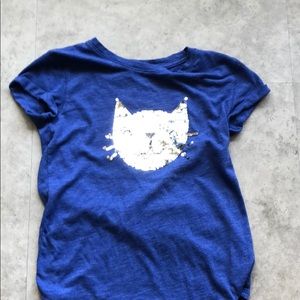 Cat and jack 7/8 girls top